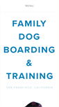 Mobile Screenshot of familydogboarding.com
